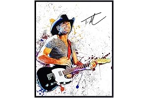 Tim McGraw Unframed Wall Art Print - Great Gift for Music Lovers