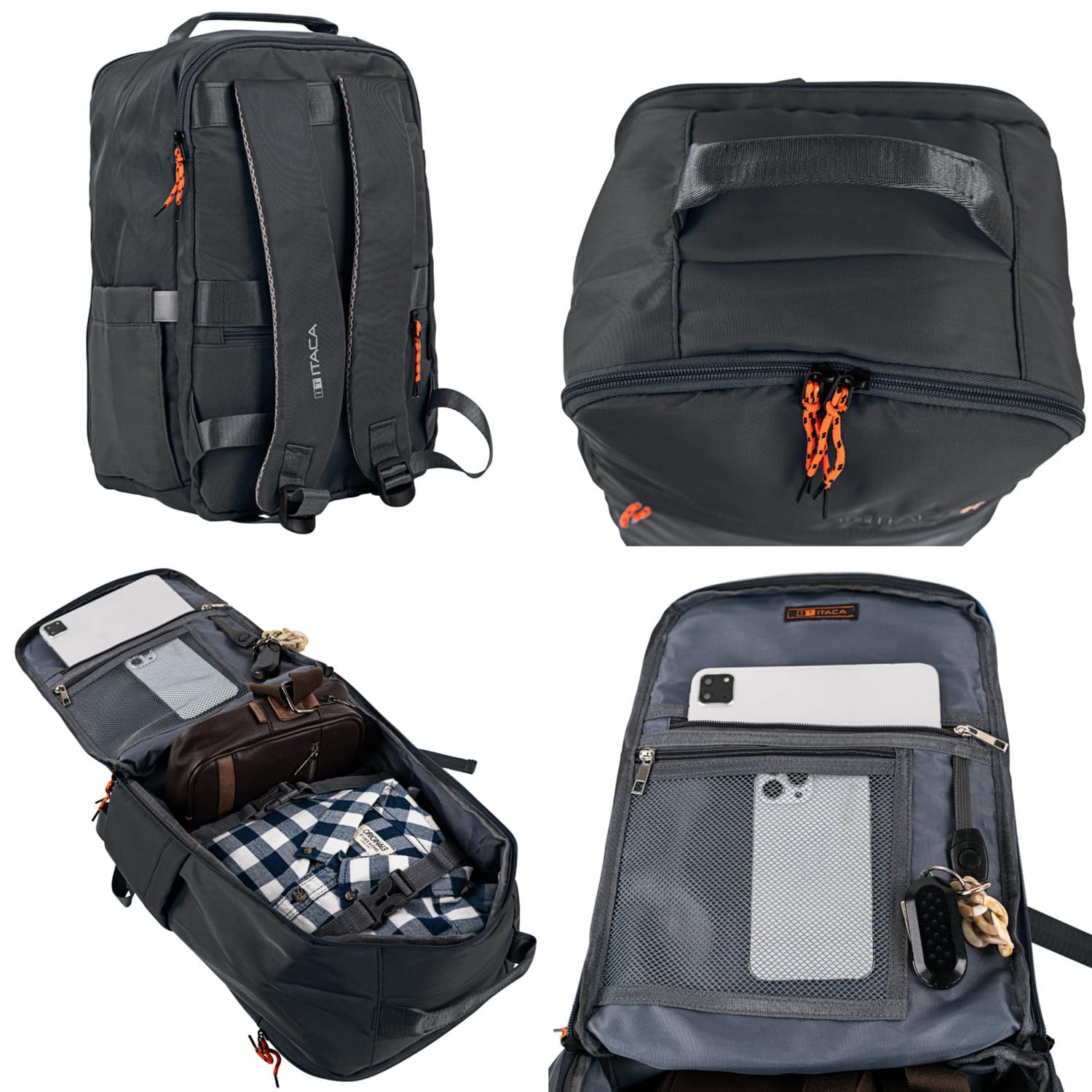 Maleta de cabina 55x40x20 - Maletas De Viaje Cabina Rígidas Trolley Con 4 R
