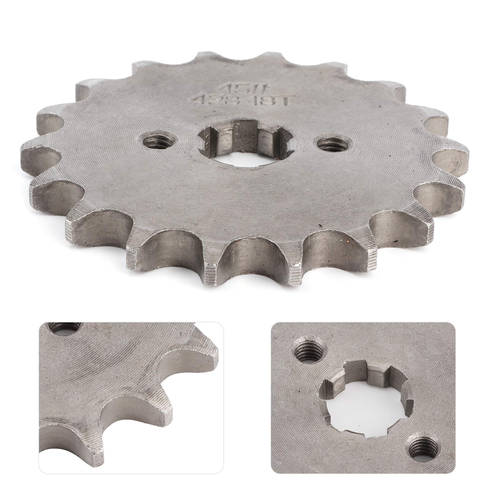 Pignone Anteriore 14 Denti 20mm Per Moto 50-160cc - Catena 428, Per ATV Quad Pit Bike - Foto 3