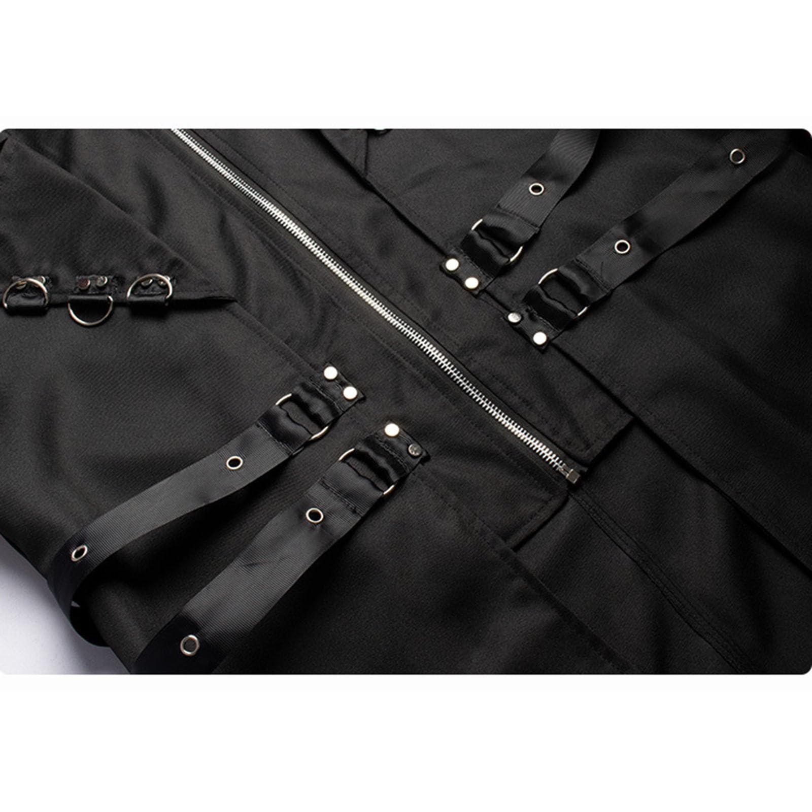 Steampunk Homme Manteau Gothique Homme Veste Cuir Homme Manteau Homme Hiver Chaud Blouson Daim Homme Vestes De Smoking Homme Manteau Gothique Homme 2023 Veste Halloween Cosplay Homme