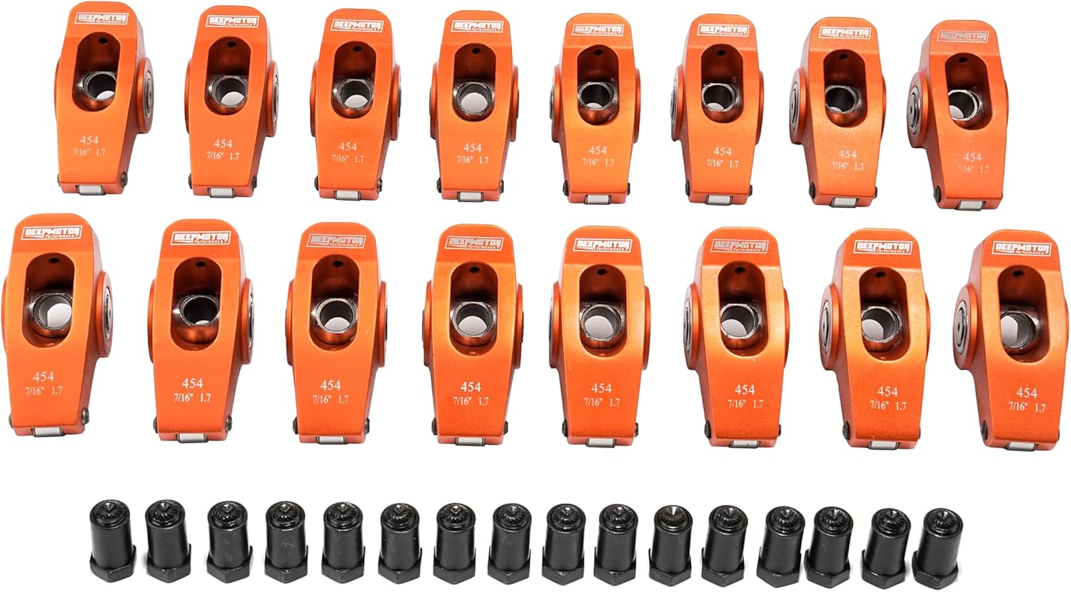 2024-T6 Aluminum Roller Rocker Arm for Chevy BBC 454 396 427 1.7 Ratio 7/16''