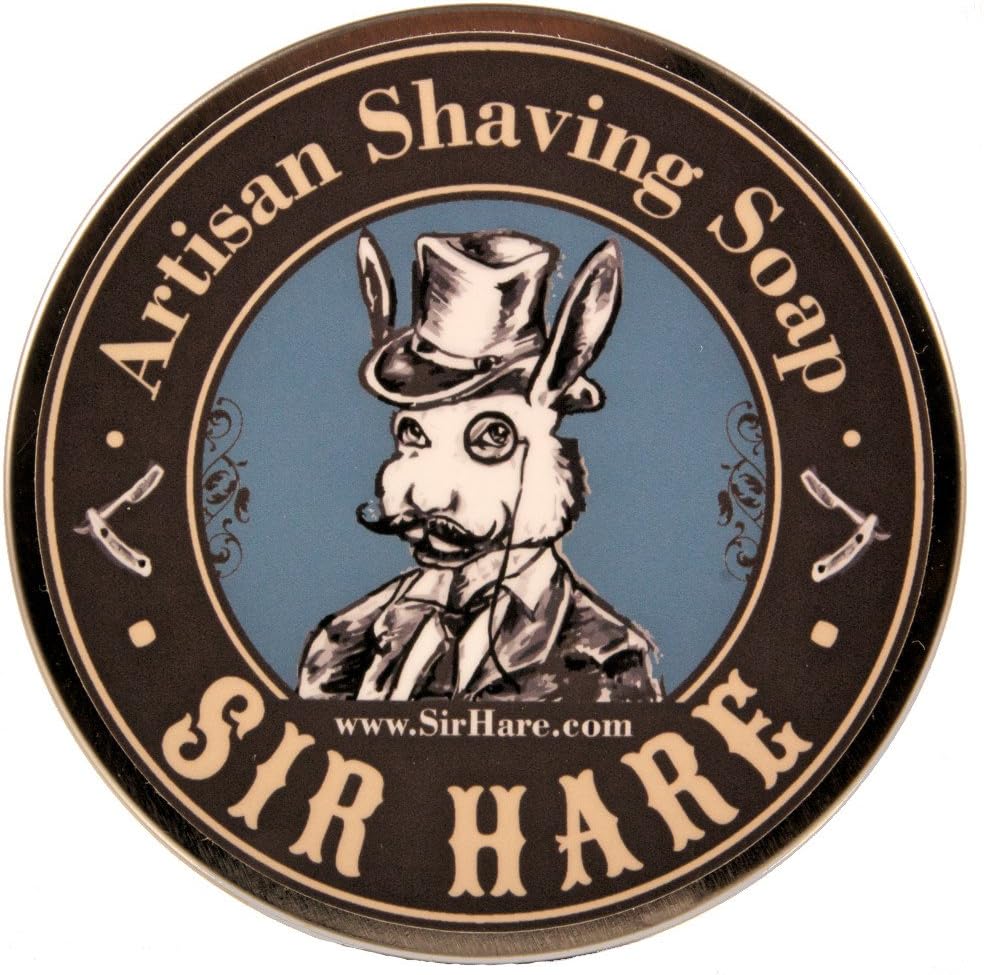 Bay Rum Shaving Soap by Sir Hare - Drunken Sailor - Thick Lather, Smells Wonderful, Amazing Shave!