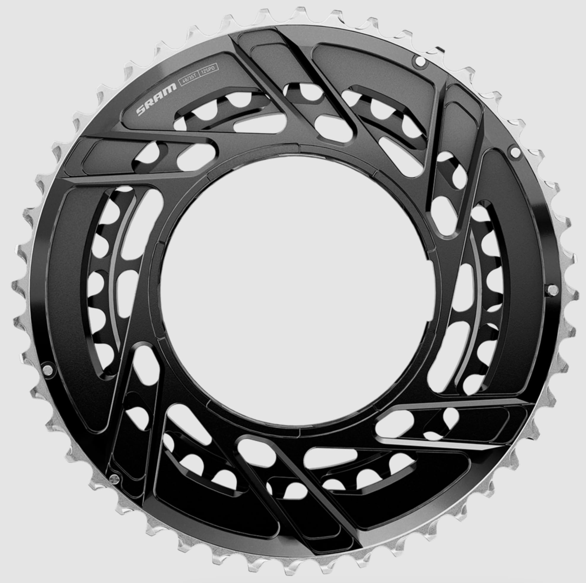 Amazon | SRAM Force AXS Thread Mount Chain Ring 2X E1 | SRAM