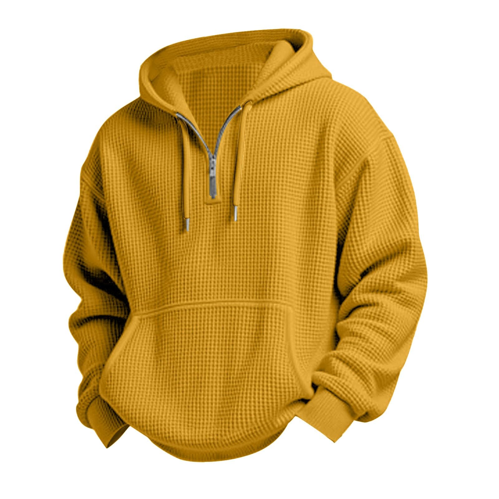 Generisch Felpa da uomo blu scuro per attività all'aperto, felpa sportiva da uomo, maglione nero