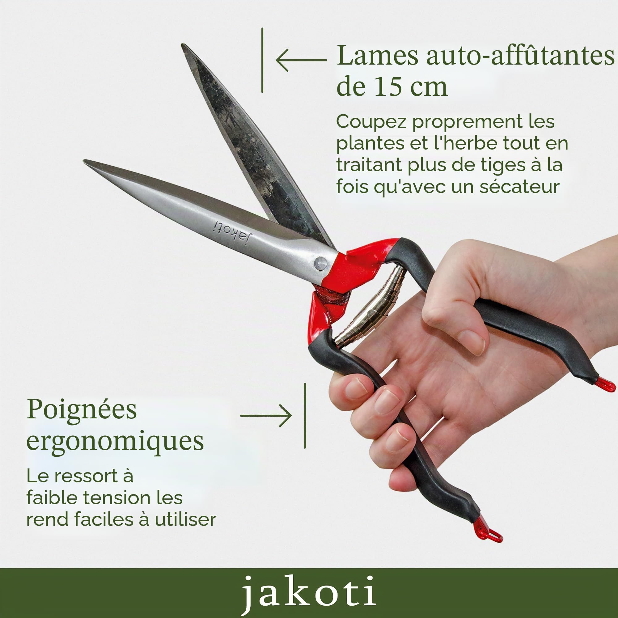 Cisaille à main jakoti pour jardinage ou mouton tonte
