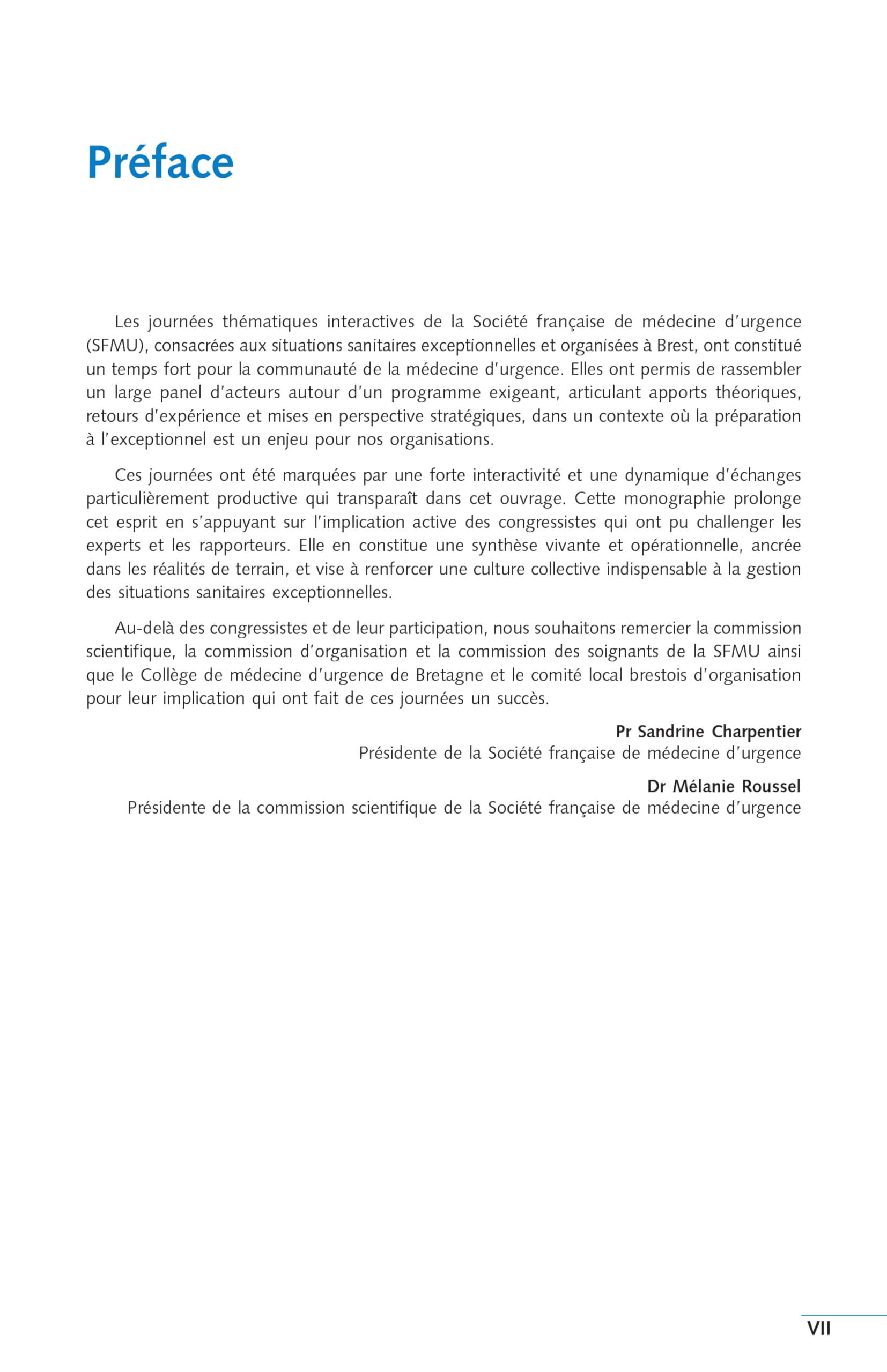 Se préparer et faire face à l'exceptionnel