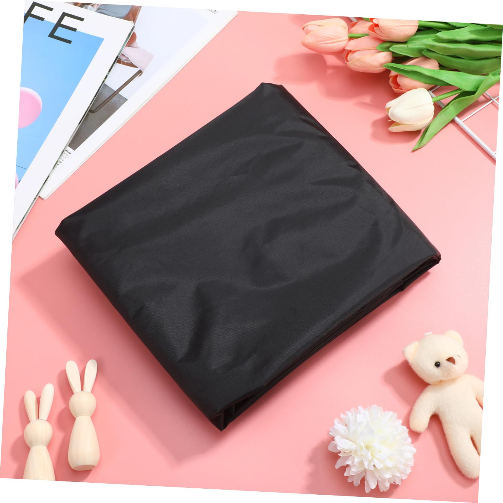 Sacca per Passeggino da Viaggio per Aereo, Nylon Nero | Chiusura Coulisse Bloccabile, Due Spallacci, Cuciture Rinforzate, per Maggior Parte dei Modelli