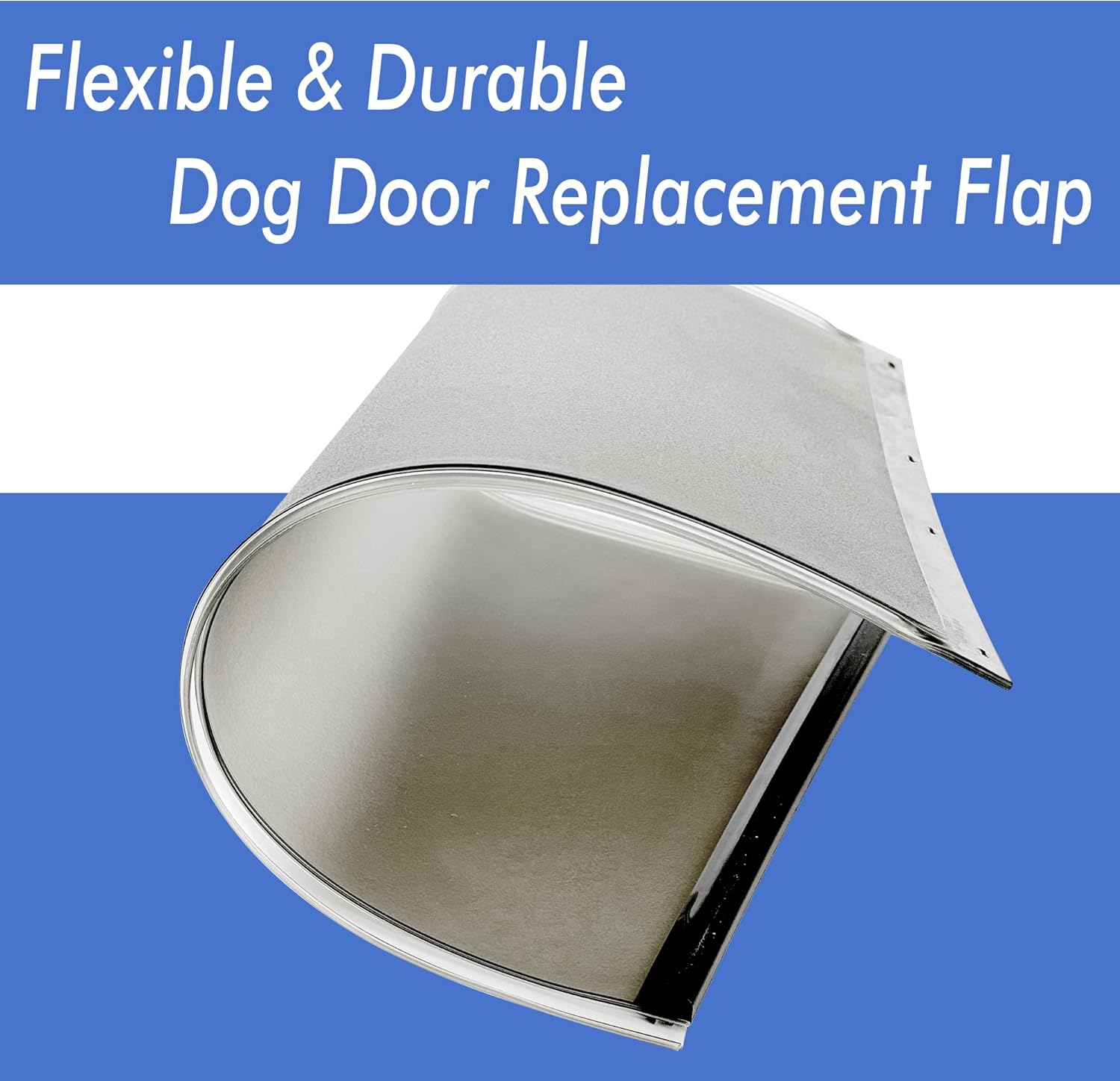 2PACK PAC11-11038 Replacement Flap with Screws,Medium Dog Door Replacement Flaps Compatible with Petsafe Replacement Flap Measures 8 1/8" W x 12 7/8" H, Weather-Proof & Warp-Resistant