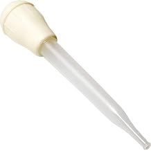 BPA Free, Pro Grade Turkey Baster 6 Pack. Extra Large 11 Inch Bulb Basters with Measuring Lines Perfect for Cooking Juicy, Tender Meat. Best Plastic Suction Basting Syringe, Kitchen Tools and Supplies