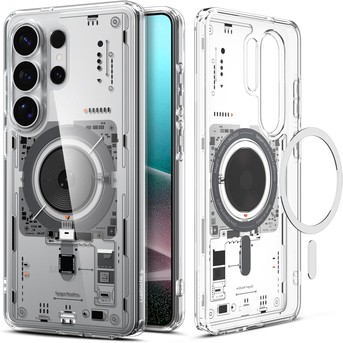 Spigen for Galaxy S26 Ultra Case, Ultra Hybrid MagFit [Anti-Yellowing] [Compatible with MagSafe] [Fast Wireless Charging] - Neo One