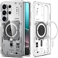 Vista 9 de Spigen Ultra Hybrid MagFit Diseñado para Funda Galaxy S24 FE (2024) - Blanco