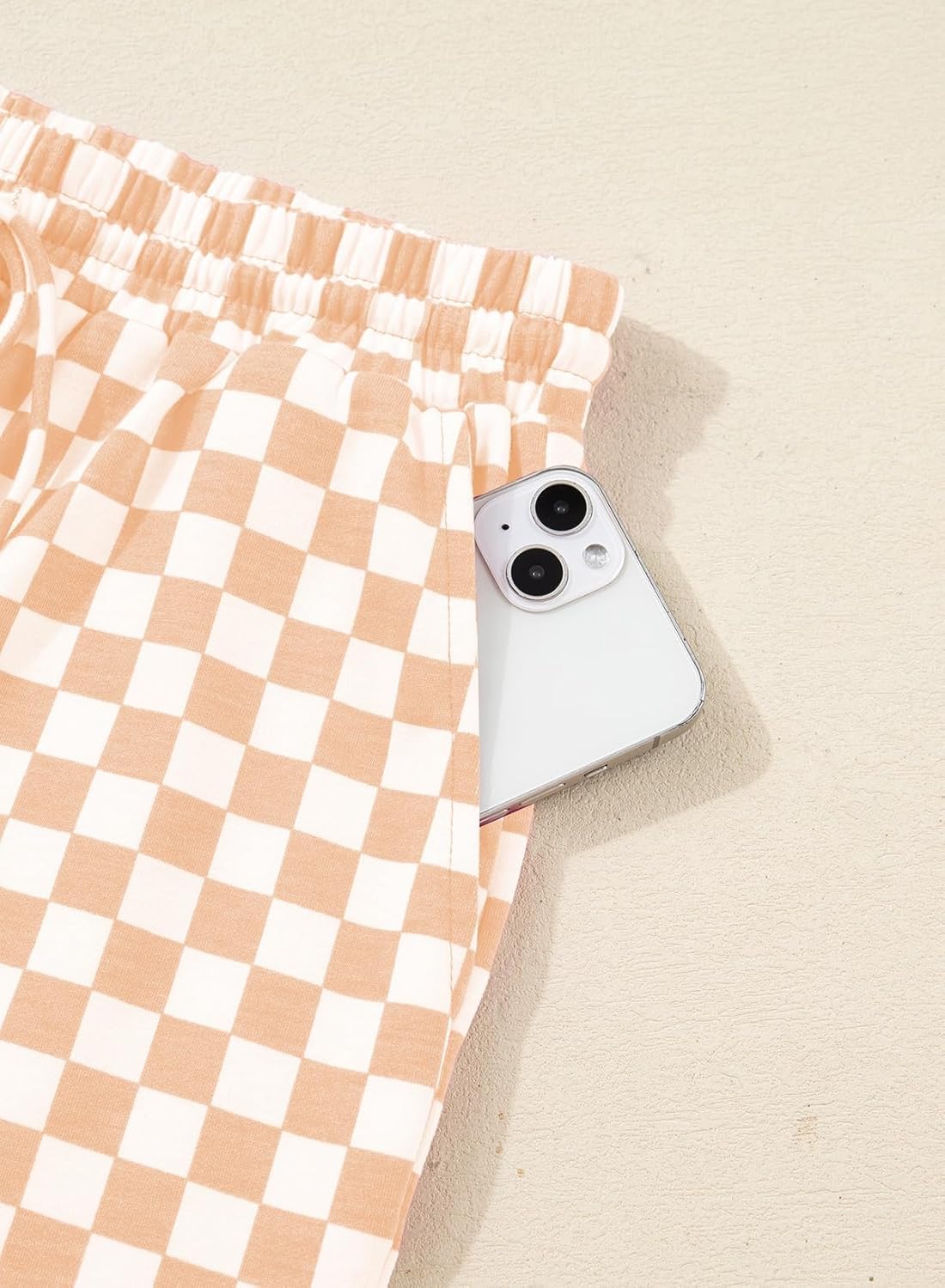 SHEWIN Women's Plaid 2 Piece Short Sets 2026 Lounge Beach Travel Vacation Outfits Matching Shorts Sweatsuit with Pockets - Image 8