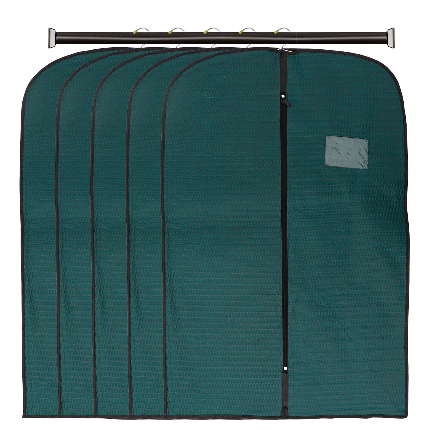 See full amazon price history chart for AARON INC Embossed Fabric Foldable Mens Coat Blazer Suit Cover Zipper Closure with Small Window Sturdy Hook Cloth Organizer for Dust Proof Jacket Cover (Size 91 x 61 x 1 CM) Pack of 5 (Green) AARON INC Embossed Fabric Foldable Mens Coat Blazer Suit Cover Zipper Closure with Small Window Sturdy Hook Cloth Organizer for Dust Proof Jacket Cover (Size 91 x 61 x 1 CM) Pack of 5 (Green) (B0CJRQX9XC) Amazon Price History, Amazon Price Tracker