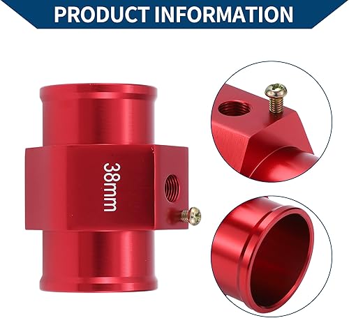 Miniatura 7 de Kit de sensor universal de temperatura de agua de 12 V24 V, adaptador rojo NPT de 18 pulgadas de 1.50 pulgadas, 180'F encendido - 165'F apagado para