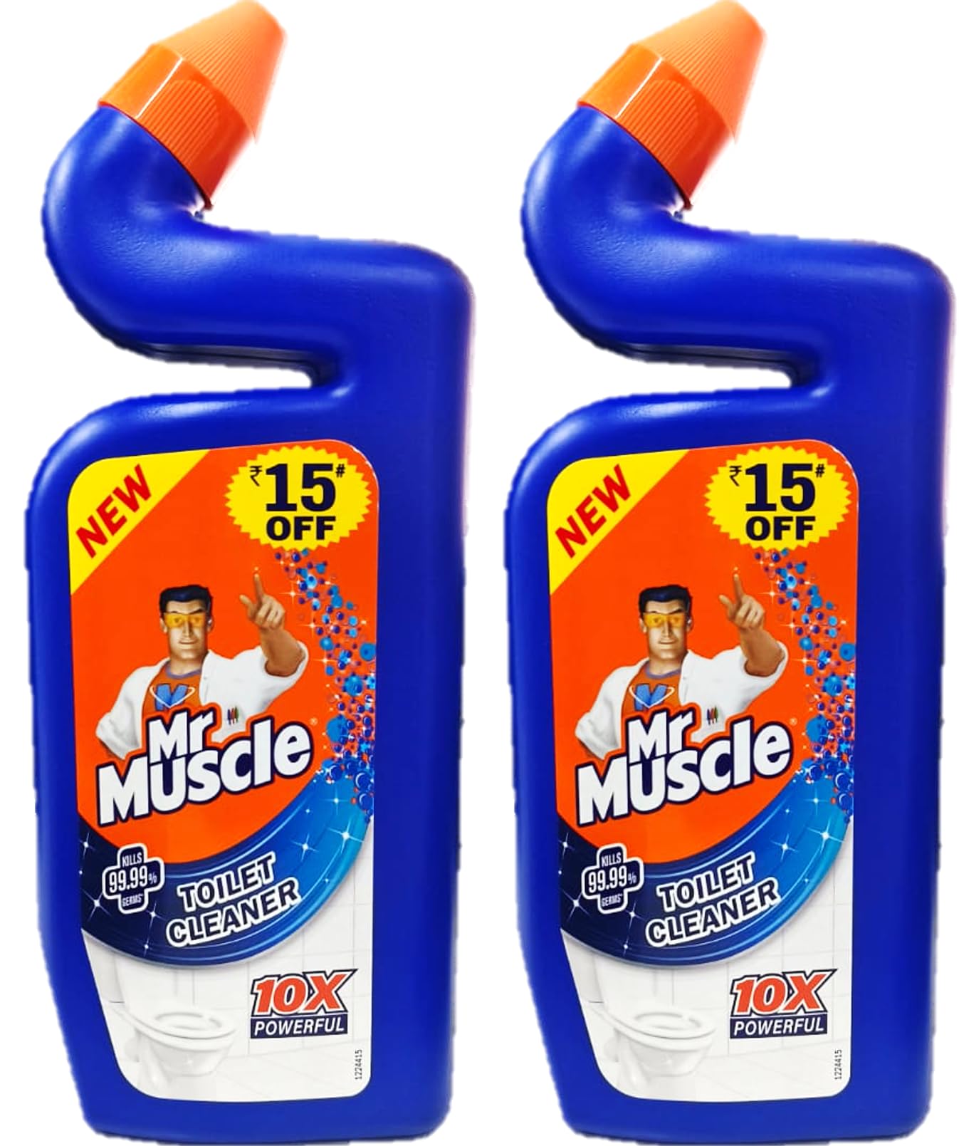 Mr Muscle 10X Powerful Toilet Cleaner Liquid 500ml (Pack of 2) Humarabazar