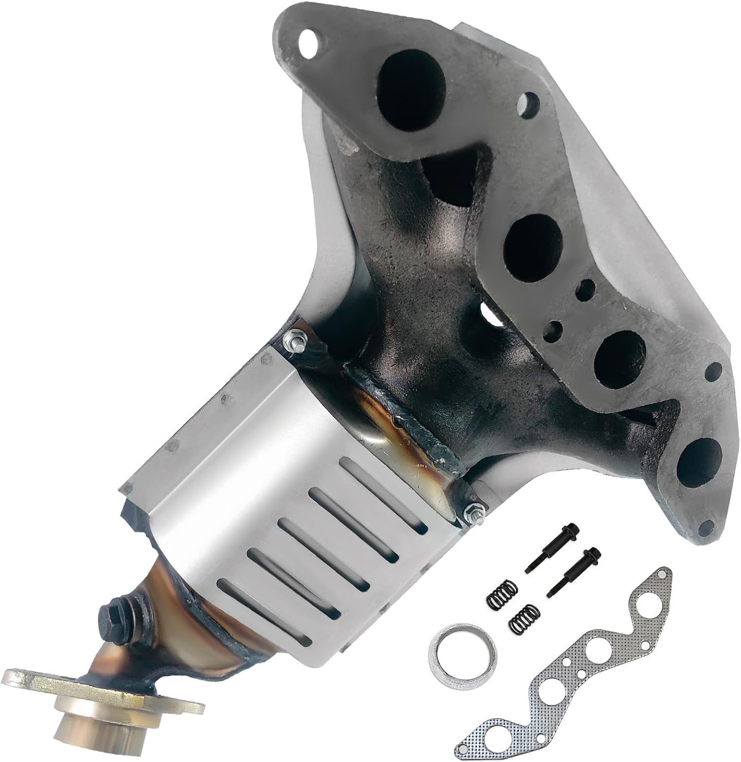 Exhaust Manifold Catalytic Converter Compatible with Honda Civic 2001-2005 1.7L L4(OEM/OBD-Ⅱ Replacement Catalytic Convertor)