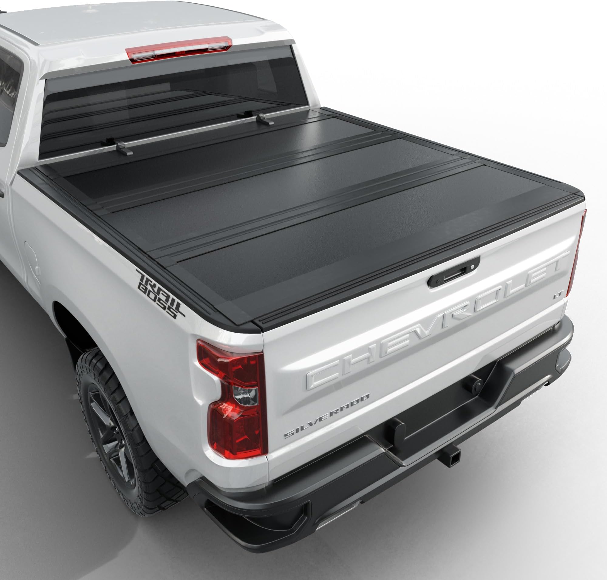 Toptiny Low Profile Flip Up Truck Bed Tonneau Cover Fits 2019-2026 Chevy/GMC Silverado/Sierra 5'8" Bed (69.6")