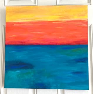 Original Acrylic Abstract Painting - Tri-Color - 20 x 20