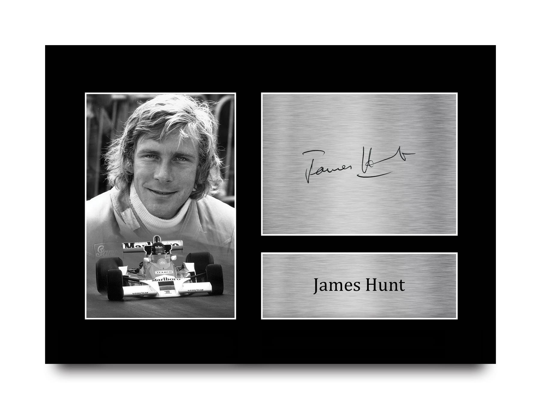 HWC Trading A4 James Hunt Formula 1 Gifts Printed Signed Autograph Picture for F1 Formula 1 Racing Fans — image 1