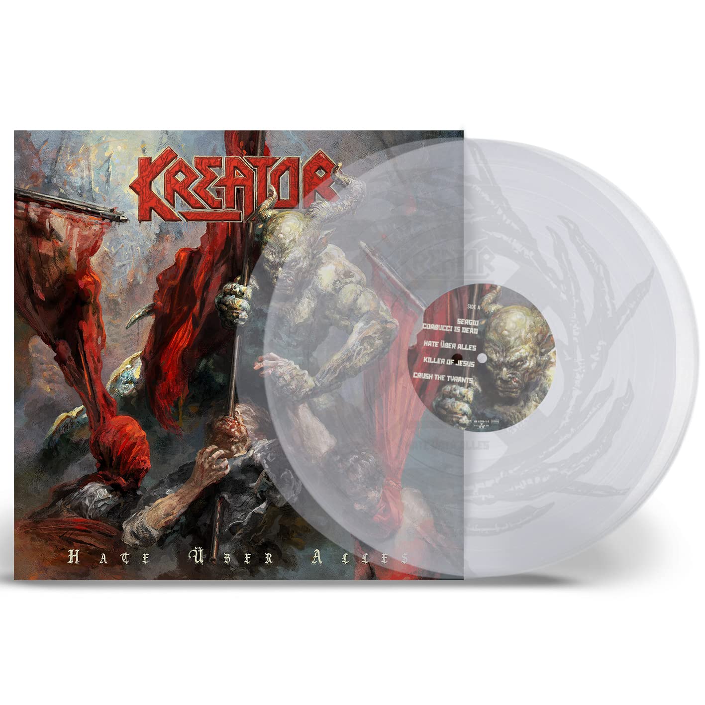 Hate Über Alles (Transparent Crystal Clear in trifold, side D etched) [VINYL]