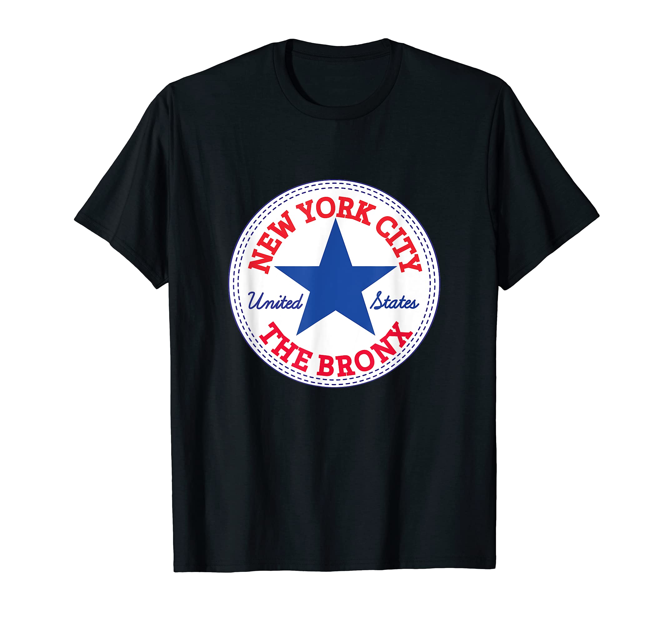 New York City THE BRONX borough USA United States of America T-Shirt, Black