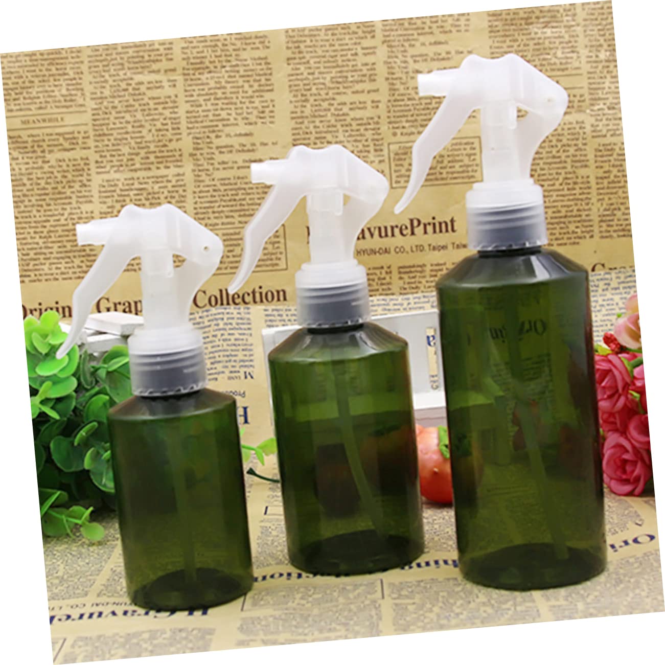 VALICLUD 3 Set Bottiglie Spray Ricaricabili Nebulizzatore Fine E Per Cosmetici Design Unico E Maneggevole 5 Pezzi*3