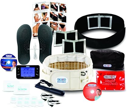 DR-HOS 2-in-1 Decompression Belt Ultimate Package for Lower Back Pain Relief and Lumbar Support Size - Includes DR-HOS Pain Therapy System Pro and More - Size B 42-55 Inches