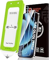 Vista 7 de FANGTIAN - Protector de pantalla para Google Pixel 8 Pro (no de vidrio), protector de pantalla para Pixel 8 Pro [compatible con huellas dactilares]