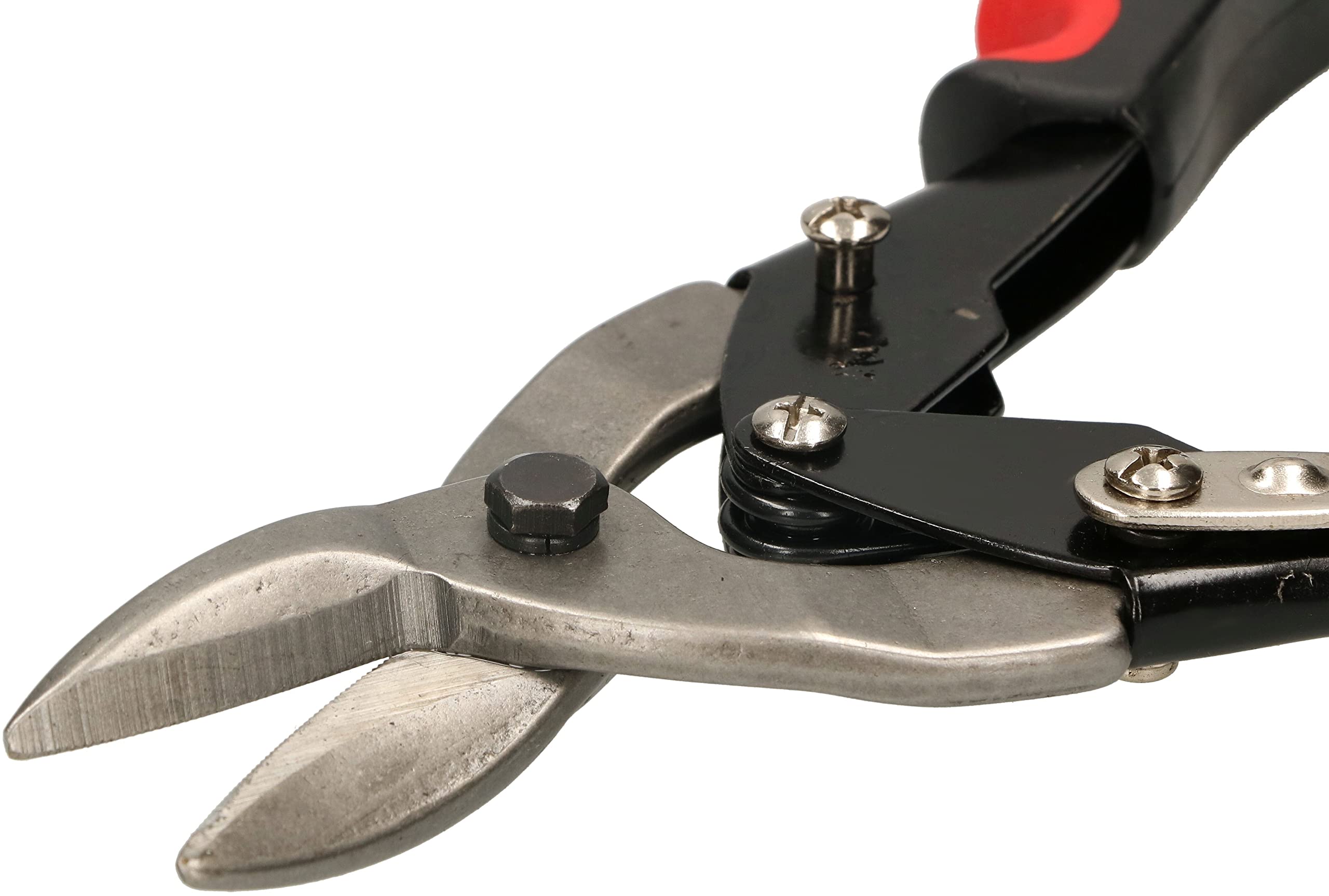KOTARBAU® Tijeras hojalatero recta izquierda derecha 250 mm, Tijeras de chapa de acero CrV con cierre