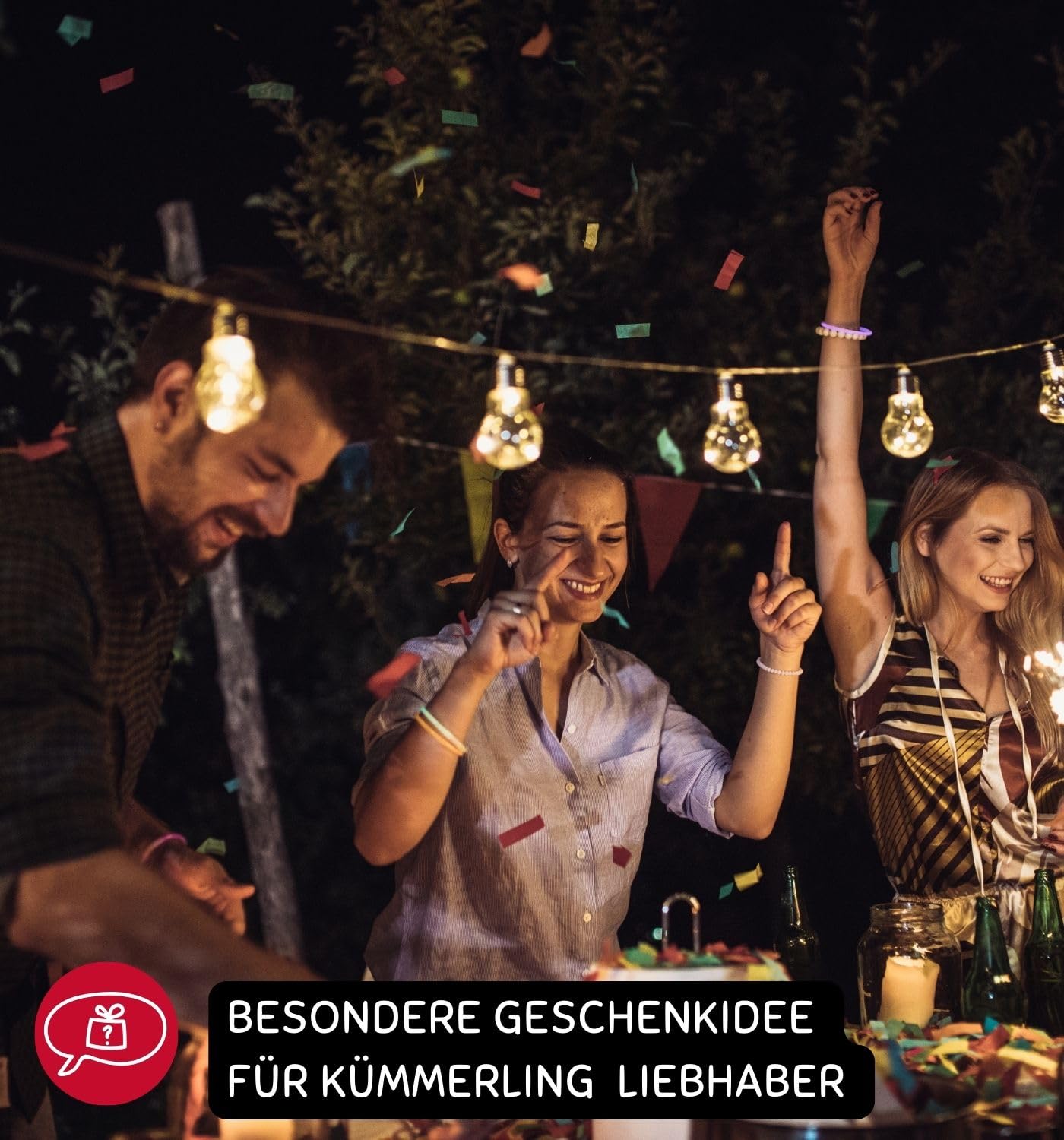 Personalisierte Geschenke für Männer Frauen Geschenkidee - Eiserne Reserve Black Edition Kuemmerling Likör (1 x 0.50 l) incl. Notsäge - Papa Mama Geburtstag Hochzeit