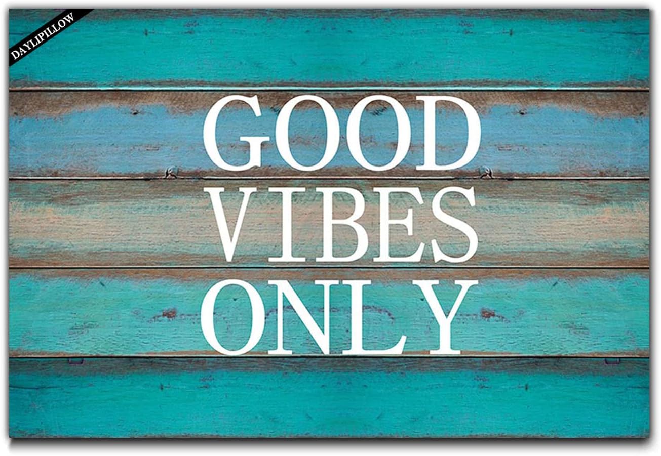Funny Doormat Good Vibes Only Welcome Mat Gift for Friend Men Women Funny Gift Birthday Gift Funny Doormat Good Vibes Only Welcome Mat Gift for Friend Men Women Funny Gift Birthday Gift
