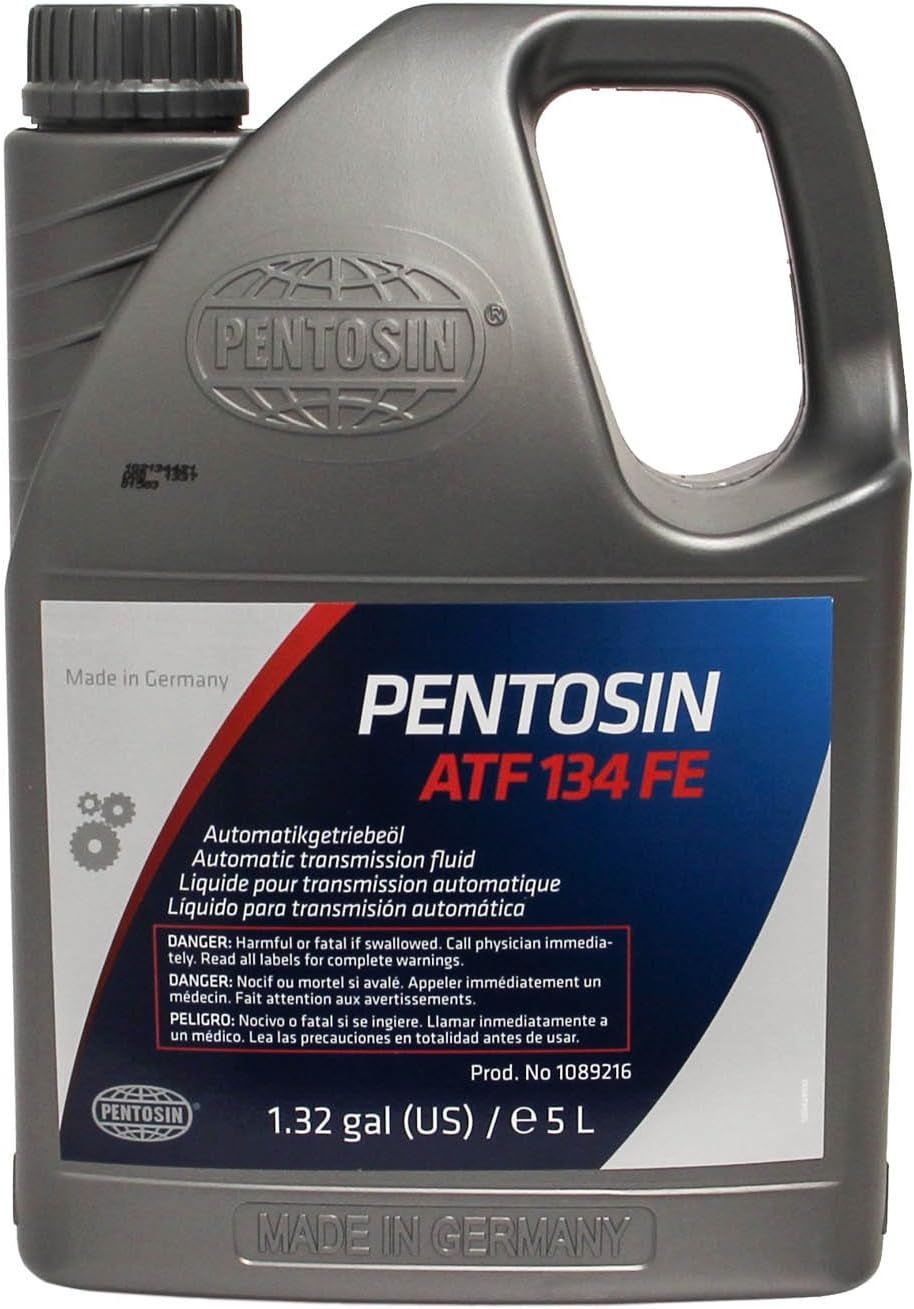 Pentosin 1089216 ATF 134 FE Premium Performance, Low Viscosity Automatic Transmission Fluid for June 2010 and Newer Mercedes 7-Speed Automatics; Blue; 5 Liter
