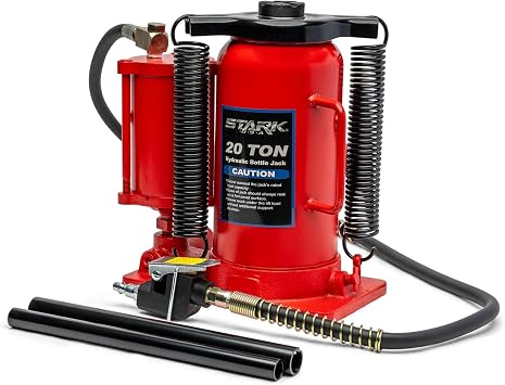 Stark USA 44,000 LBS Low Profile Air Hydraulic Manual Bottle Jack Hoist, 20-Tons Heavy Duty Air Bottle Auto Truck Manual