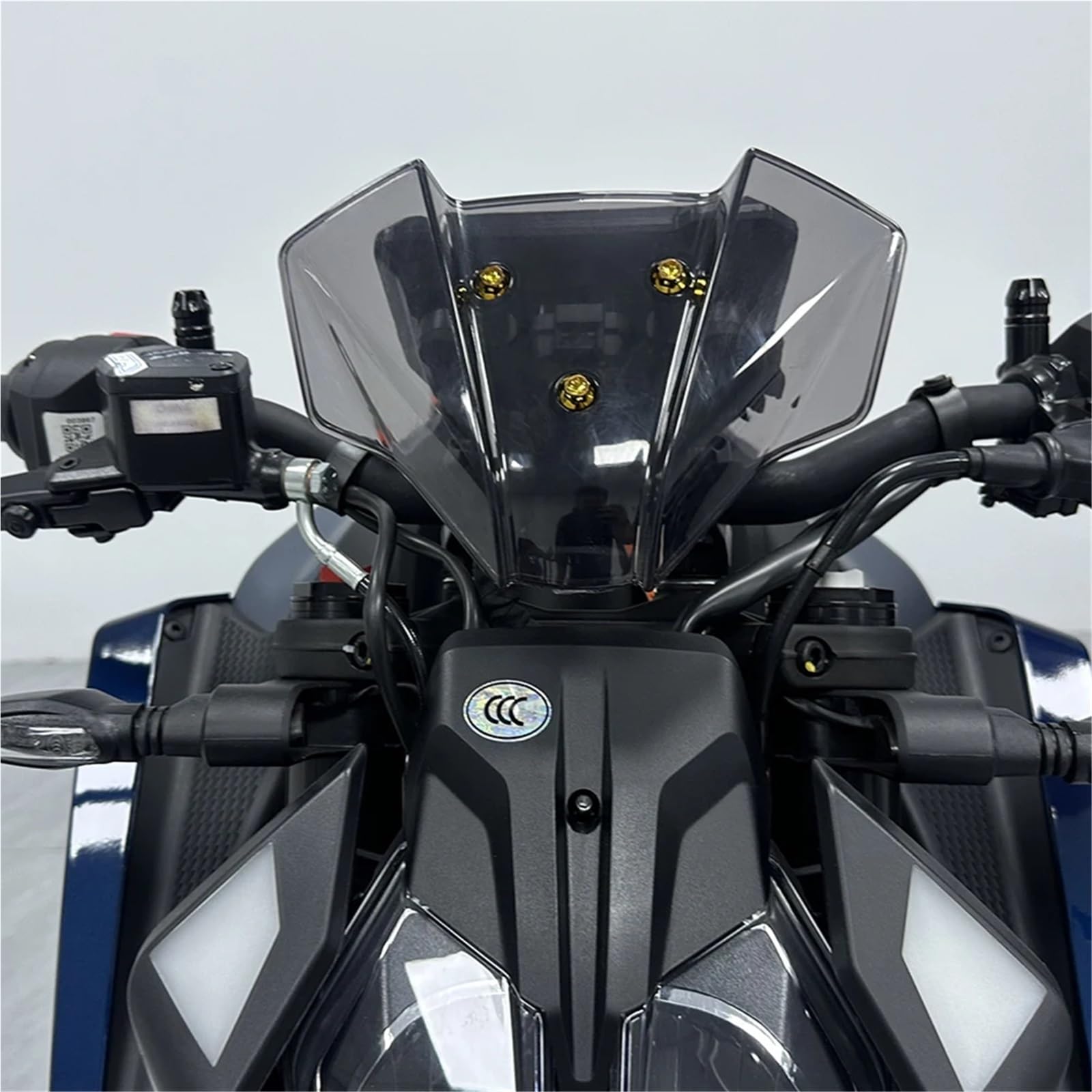 Przednia szyba motocyklowa Pasuje do motocykli 125 250 390 DUKE 2025 1290 SUPER DUKE R RR EVO, owiewka, osłona przednia, akcesoria(Light gray-Blue)