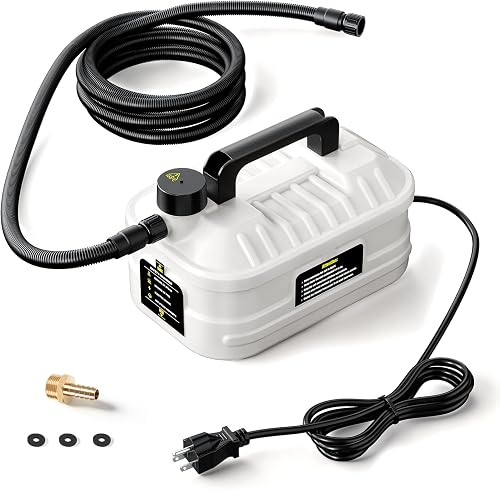 Touri Steam Generator for Wood Bending, 1.3 Gallon Capacity | Source for Boxes, Portable and Practical, 12.3 Ft Hose