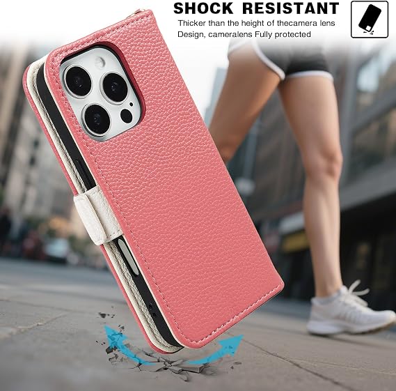 Shockproof Case for ZTE Nubia Z70 Ultra/Z70S Ultra, Leather Cover is Pebble Texture and Protection Anti Slip Cute Shell, Sweet Colors for Girl. Dark Blue