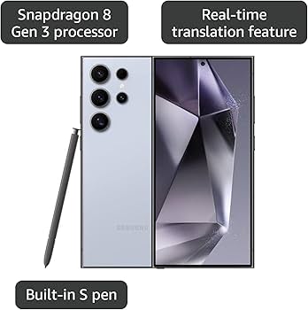 Amazon.com: Samsung Galaxy S24 Ultra 5G, US Version, 1TB, Titanium