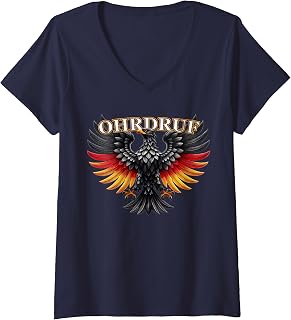 Womens Ohrdruf Deutsch Deutschland German Souvenir Artikel V-Neck T-Shirt