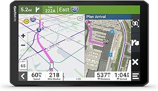 Garmin dēzl™ OTR810, Large, Easy-to-Read 8” GPS Truck Navigator, Custom Truck Routing, High-Resolution Birdseye Satellite Imagery, Directory of Truck & Trailer Services, Black