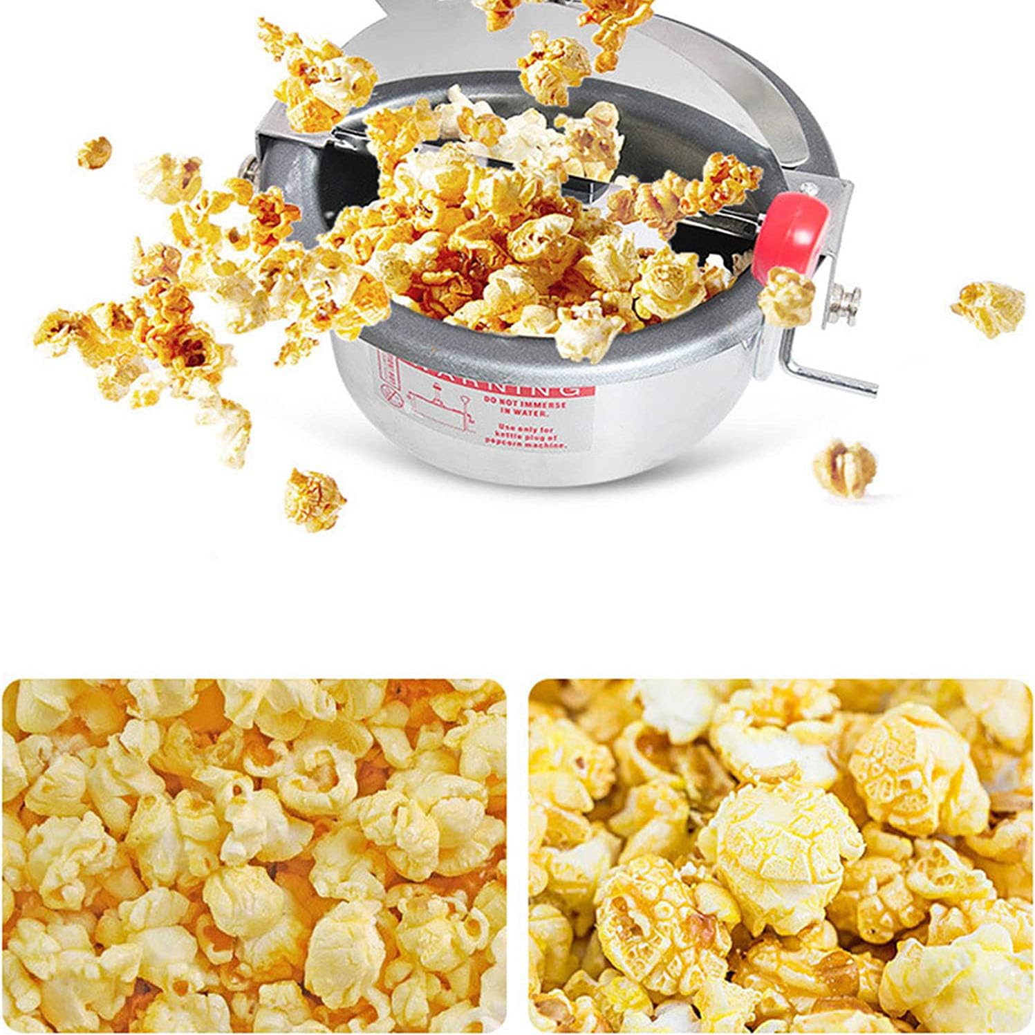Máquina de Palomitas de maíz, máquina de Palomitas de maíz Comercial Completamente automática, Adecuada para Fiestas, teatros, reuniones (B)