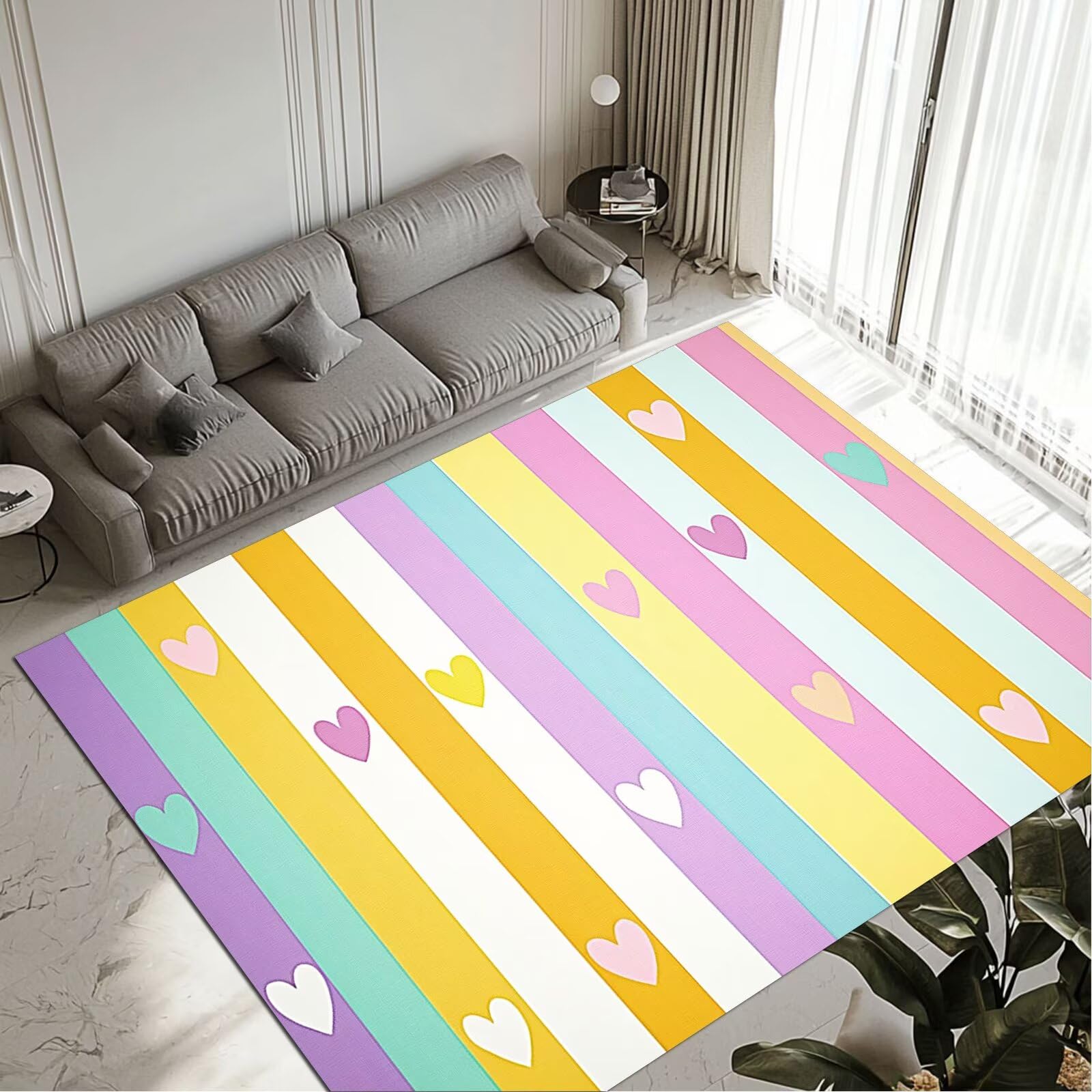 Tapis Strip grand format pour couloir, entrée et cuisine