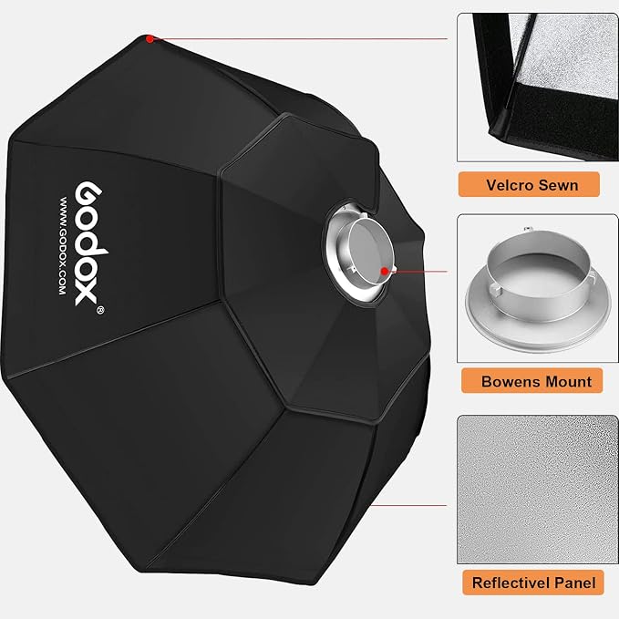 Godox Softbox Octagonal 37 pulgadas Bowens miniatura 7