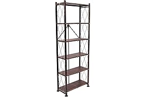Origami 6 Tier Birdcage-Style Bookcase Shelf