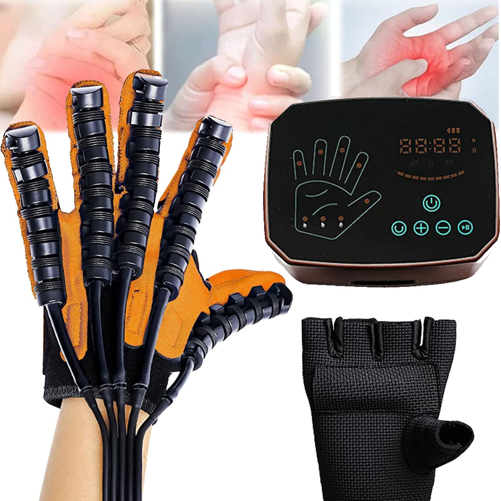 reha roboter handschuh -Rehabilitationshandschuhe für Fingerhand -Übungsfunktionsstörungen, elektronischer für Schlaganfall -Hemiplegie -Reha, Handrehabilitationsgeräte minimieren Spastik,RightHand-S Drogerie & Körperpflege Thule - Chariot Cross bogosale_bottoms Color:el Tigre