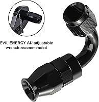 Vista 27 de EVIL ENERGY 6AN PTFE Manguera de extremo recto en color negro para manguera PTFE únicamente