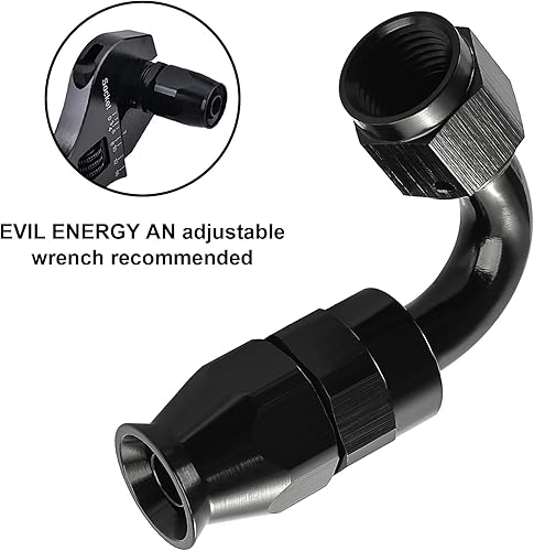 Miniatura 27 de Teflon E85 - Adaptador para manguera de combustible (NEGRO)