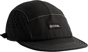 Coal Provo 5 Panel Tech Cap Hat - Low Profile | Floatable EVA Brim, Polyester, Crush-Resistant, Shock Cord Back Closure, Quick-Drying, Breathable