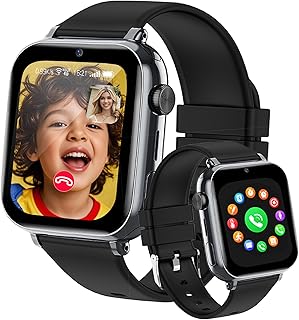 Tzzulsx 4G Children’s Smartwatch with GPS and Video Calls  Watch with Calls, SOS, Podometer, School