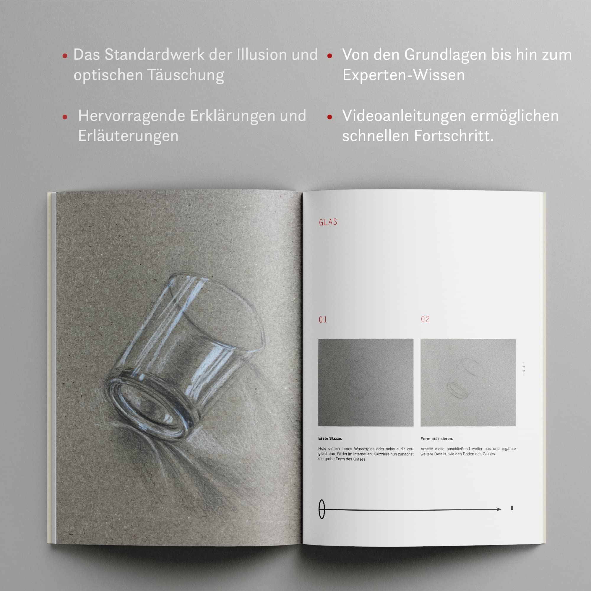 Optische Täuschungen und 3D Zeichnen leicht gemacht: Mit verständlichen Anleitungen, Übungen, Videos, Tipps und Tricks 3D zeichnen lernen