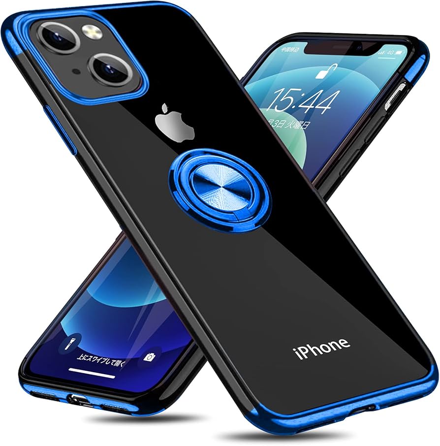 ⭐️未使用品⭐️iPhone 13ケース リング 耐衝撃 車載ホルダー対応 Amazon.co.jp: iPhone 13 用 ケース リング付き クリア 耐衝撃